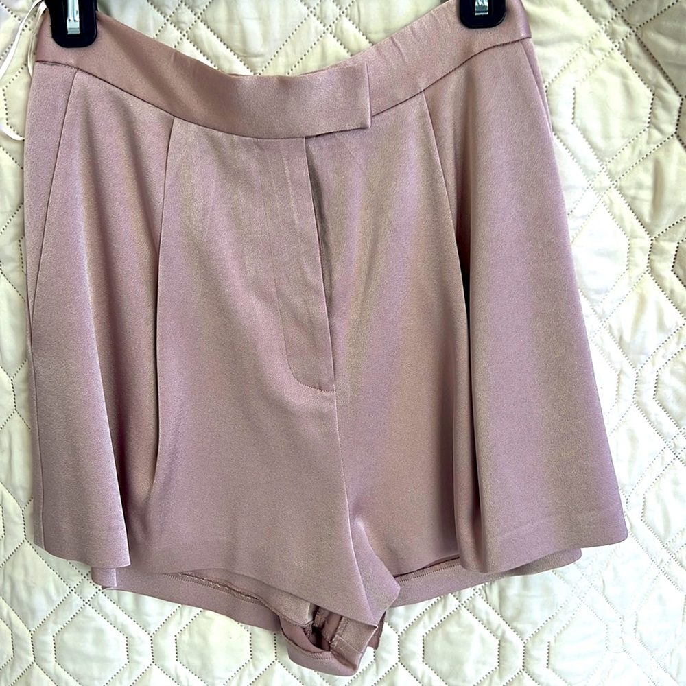 Alex Perry shorts, taupe color, fits size Sm